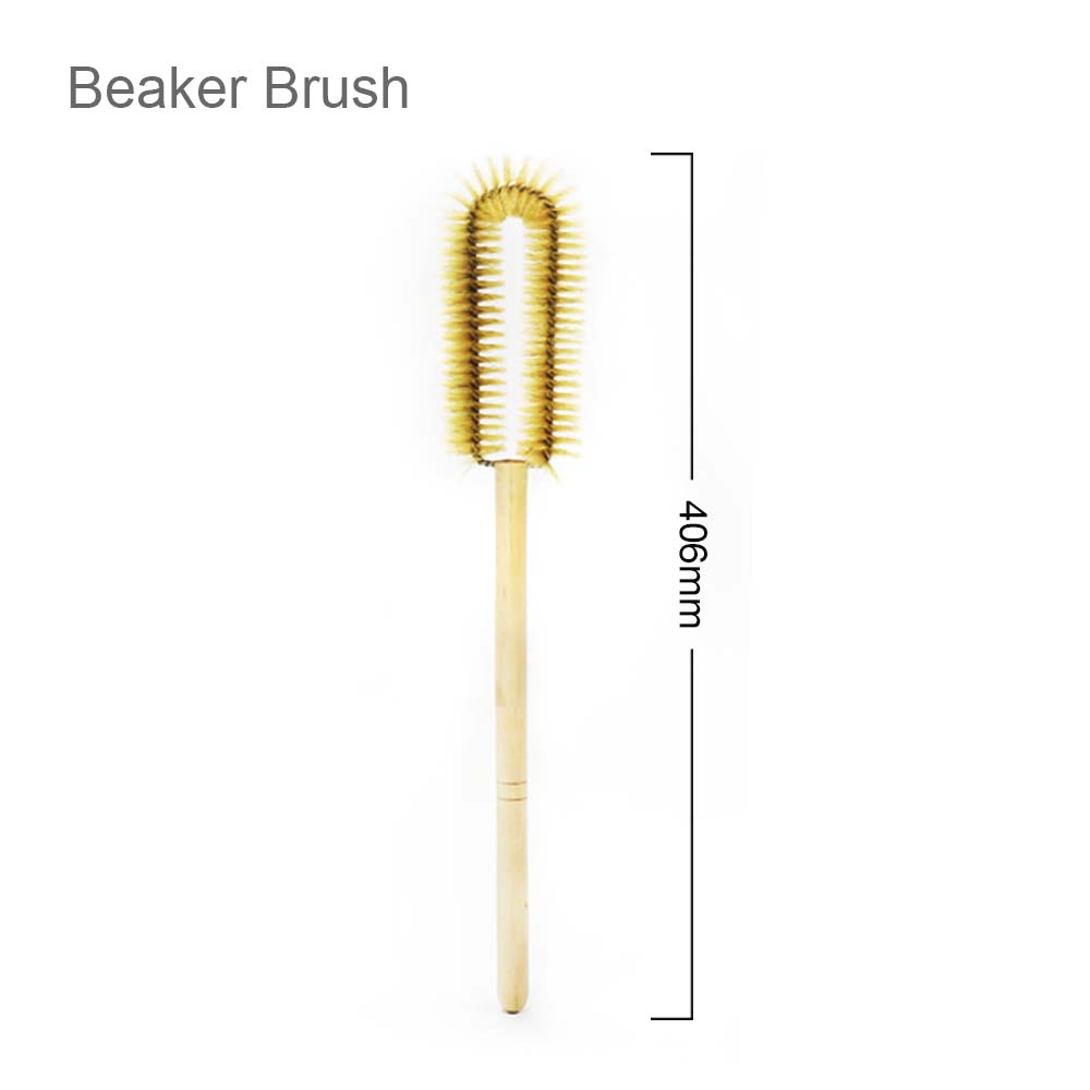 ULAB Scientific Lab Cleaning Brush Set, 7 Sizes for Different use, one Beaker Brush, one Buret Brush, one Cylinder Brush, Four Tube Brushes, UCB1001