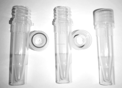 1.5ml/2.0ml Self Standing Cryotubes with Screw Caps, Polypropylene Material, Clear, Sterile, DNase-free, RNase-free, Non-pyrogenic