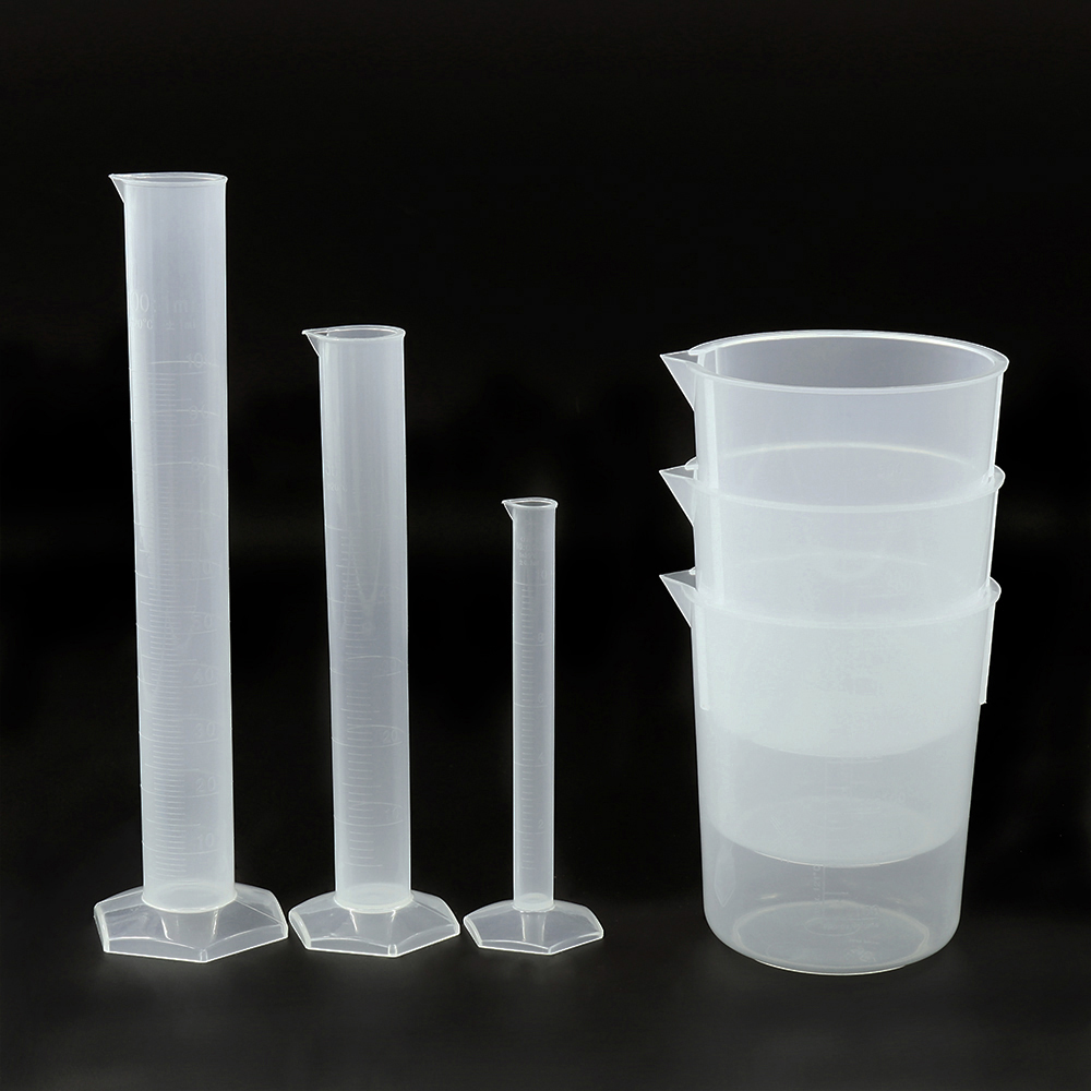 ULAB Scientific Stackable Graduated Plastic Beaker and Measuring