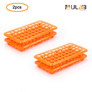 PUL FACTORY Plastic Test Tube Stand for Drying Test Tube 6x11 White, 66-Well PUL FACTORY Plastic Test Tube Stand for Drying Test Tube 6x11 White, 66-Well