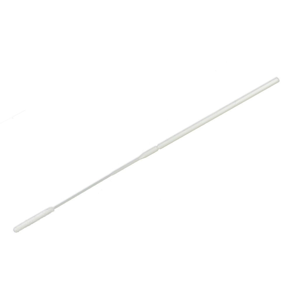 Maccx 6" Length Nylon Tipped Collection Swabs with 3.15" (80mm) Breakpoint, Used for Nasopharyngeal Sample Collection, Pack of 500, NFS080-500
