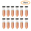 ULAB Scientific Autoclavable 50ml Conical Centrifuge Tubes Sterilized with PP Racks, Falcon Tubes, Vol.50ml 30x115mm, Blue Printed Graduated Marks, Assembled Leak-Proof Screw Cap, Pack of 25, UCT1002